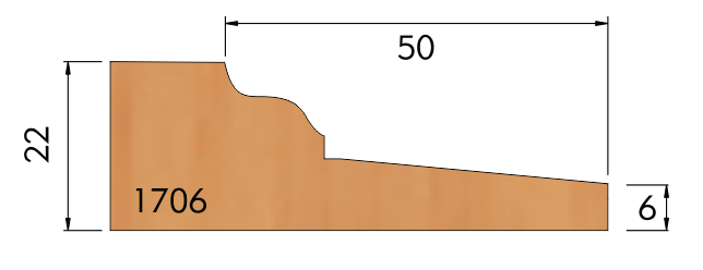 Fresa para Almofada Ø170 x 30 – 2+2 Dentes - Cód. 1706.02